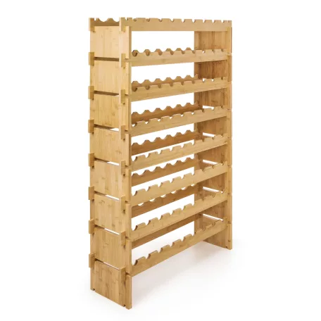 borállvány 72 üvegre, bambusz