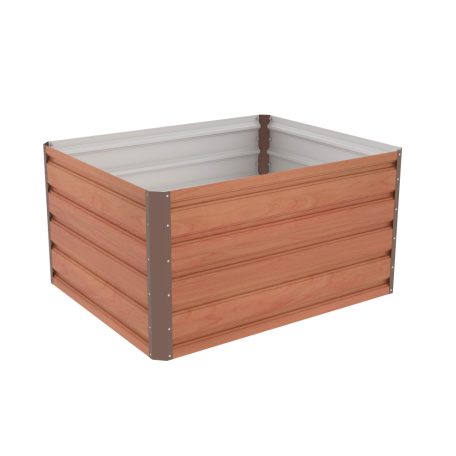 Daisy magaságyás 100 x 80 x 52 cm, fémlemez, barna