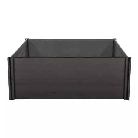 Magaságyás Crop 183 x 183 x 80, WPC, Ébenfa