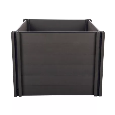 Magaságyás Crop 106 x 106 x 80, WPC, Ébenfa