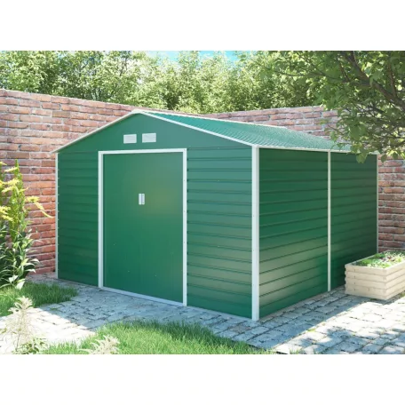 GAH 1085 kerti fém tároló - 340 x 319 cm, zöld