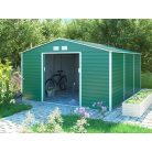 GAH 1300 kerti fém tároló - 340 x 382 cm, zöld