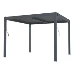   Bioklimatikus pergola Austin 3×3 m, antracit színű alumínium