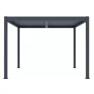 Bioklimatikus pergola Austin 3×3 m, antracit színű alumínium