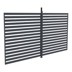 fix lamellás oldalfal 3,7x2,2 m pergola Austinhoz