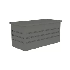 Kerti doboz Denver 400 L, fémszürke 