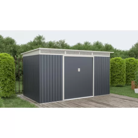GRAH 700 kerti tároló - 340 x 206 cm, antracit