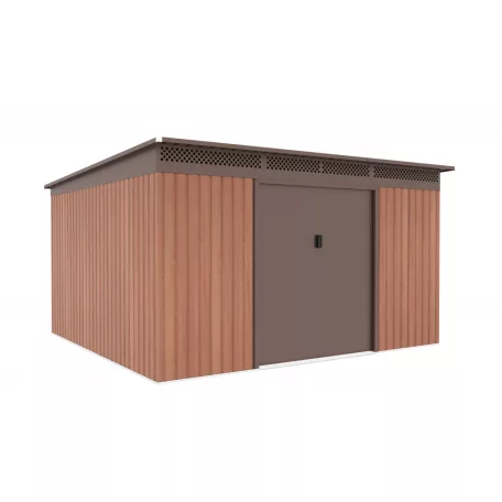 GRAH 1132 kerti tároló - 340 x 333 cm, barna