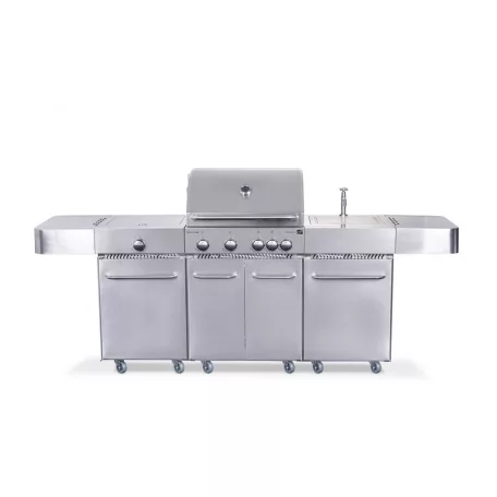 Arizona BBQ Premium Line gázgrill, 6 égőfej + ajándék nyomáscsökkentő