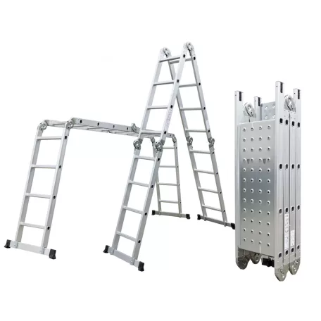 GA-SZ-4x4-4,6M multifunkciós alumínium létra + dobogó