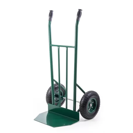 Profi molnárkocsi, 280 kg, felfújható kerekek, zöld