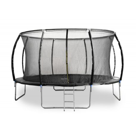 SpaceJump trambulin védőhalóval, 430 cm, ajándék létrával