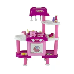 Játék konyha - tartozékokkal, rózsaszín II