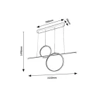 Rábalux 6970 Willow Függeszték