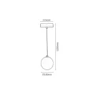 Rábalux 70120 LiTrack Pend.02N Sínes függesztékek