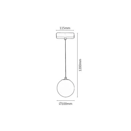 Rábalux 70120 LiTrack Pend.02N Sínes függesztékek