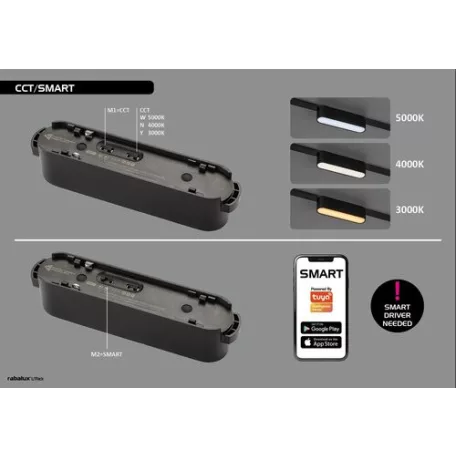 Rábalux 70128 LiTrack Line15V Sínes lámpák