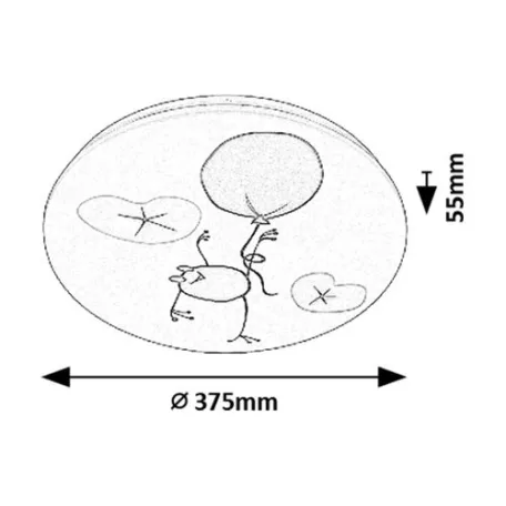 Rábalux 71069 Froggo Gyereklámpa
