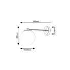 Rábalux 71081 Kiara Fali lámpa