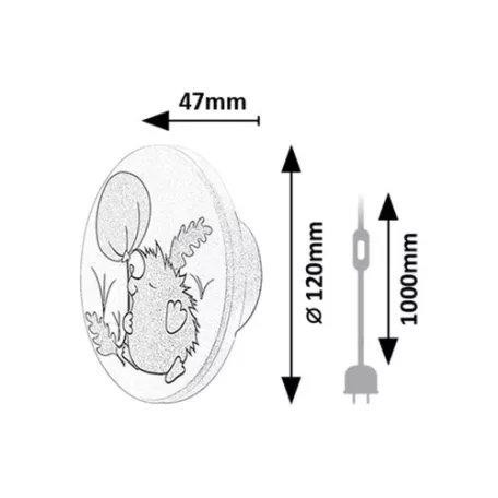 Rábalux 71099 Hedgy Gyereklámpa