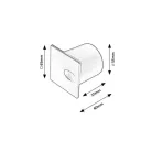 Rábalux 71170 Boven Ráépíthető és Beépíthető lámpa