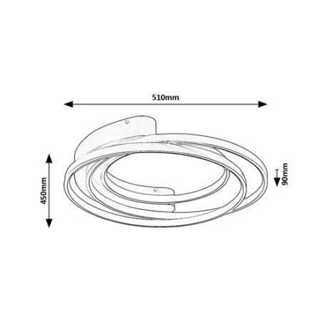 Rábalux 71288 Holize Mennyezeti lámpa