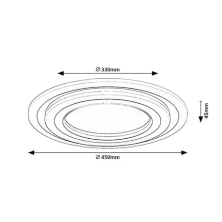 Rábalux 71315 Taneli2 Mennyezeti lámpa
