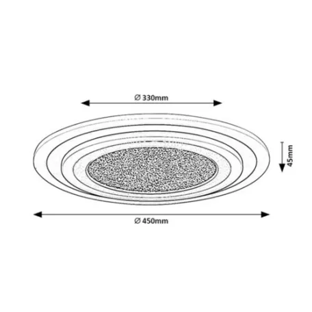 Rábalux 71316 Taneli2 Mennyezeti lámpa