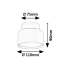 Rábalux 71319 Ovidia Ráépíthető és Beépíthető lámpa