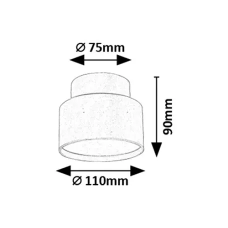 Rábalux 71319 Ovidia Ráépíthető és Beépíthető lámpa
