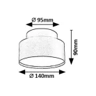 Rábalux 71320 Ovidia Ráépíthető és Beépíthető lámpa