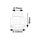 Rábalux 71324 Ovidia Ráépíthető és Beépíthető lámpa