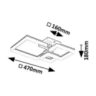 Rábalux 71386 Amilia Mennyezeti lámpa