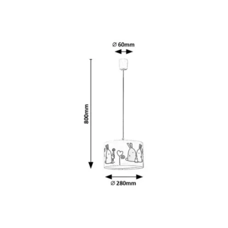 Rábalux 72166 Flappy Gyereklámpa