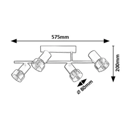 Rábalux 73054 Hatice Spotlámpa