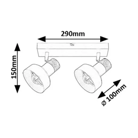 Rábalux 73056 Saskia Spotlámpa