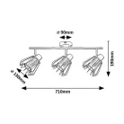 Rábalux 73069 Emerencia Spotlámpa
