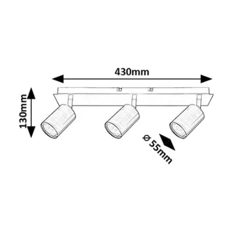 Rábalux 73073 Gerhard Spotlámpa