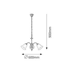 Rábalux 7373 Francesca Csillár