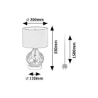 Rábalux 74034 Pirelo Asztali lámpa