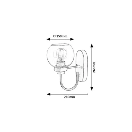 Rábalux 75005 Tirina Fürdőszobai lámpa
