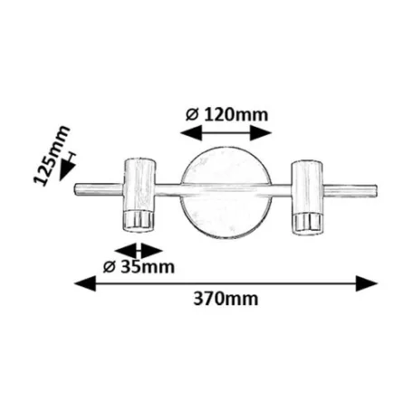 Rábalux 75041 Kadir Fürdőszobai lámpa