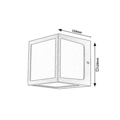 Rábalux 77042 Rennes Kültéri fali lámpa