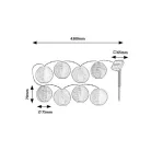 Rábalux 77048 Titu Kültéri dekor világítás