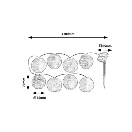 Rábalux 77048 Titu Kültéri dekor világítás