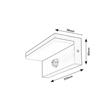 Rábalux 77116 Zaragoza Kültéri fali lámpa