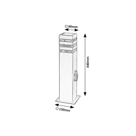 Rábalux 77122 Ankara Kültéri állólámpa