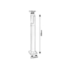 Rábalux 77128 Darvas Kültéri állólámpa