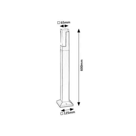 Rábalux 77128 Darvas Kültéri állólámpa