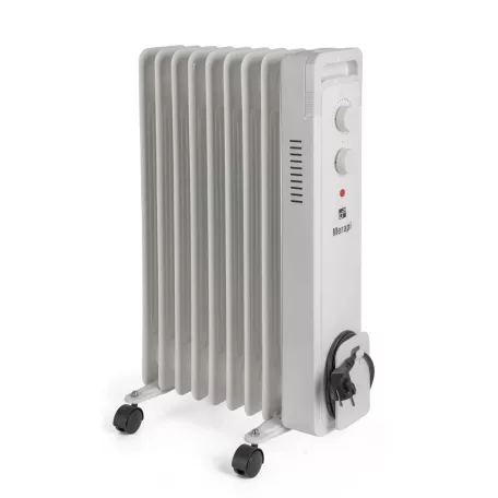 Merapi olajradiátor fehér, 9 elem, 2000 W